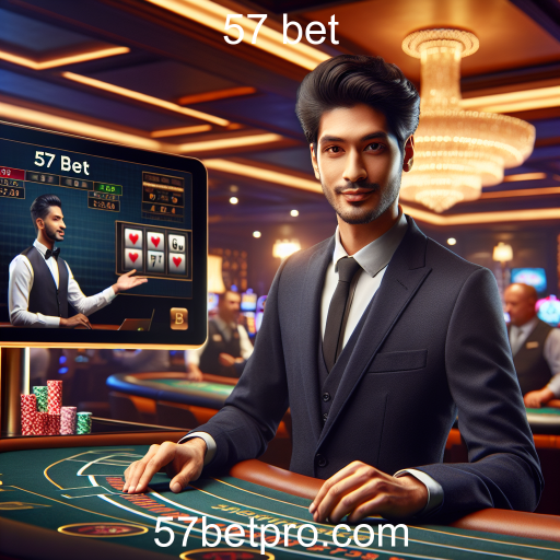 A Experiência Imersiva do Cassino ao Vivo no 57 Bet